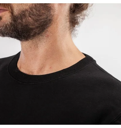 Stüssy Stock Applique Crew (Schwarz)
