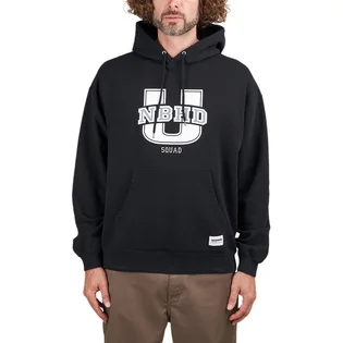 Neighborhood College Hooded Sweatshirt (Schwarz / Weiß)