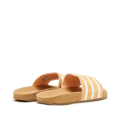 adidas Adilette W Cork (Orange / Weiß)