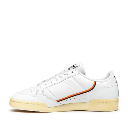 adidas Continental 80 (Weiß / Schwarz / Orange)