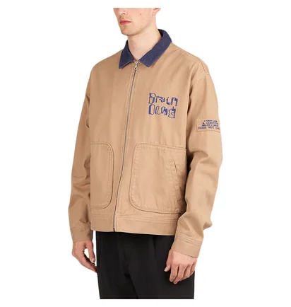 Brain Dead Perfect Visions Trucker Jacket (Braun)
