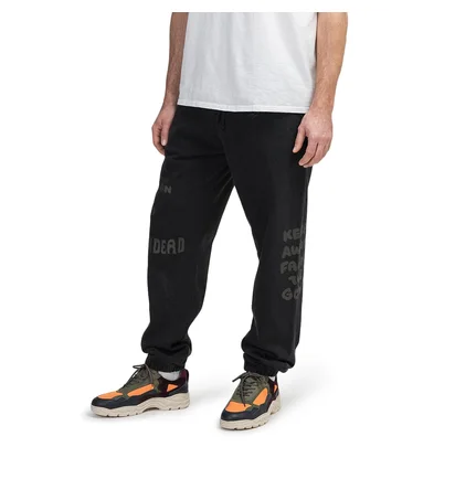 Brain Dead Tonal Type Print Sweatpants (Schwarz)