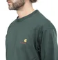 Carhartt WIP L/S American Script T-Shirt (Grün)