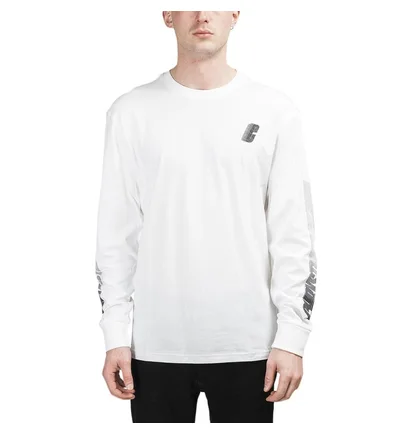 Chrystie NYC Race C Logo Longsleeve (Weiß)