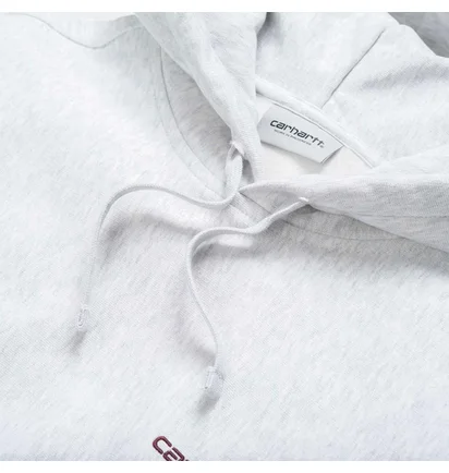 Carhartt WIP American Script Hoodie (Hellgrau)