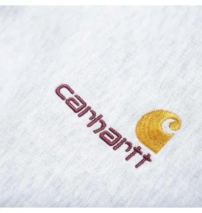 Carhartt WIP American Script Hoodie (Hellgrau)