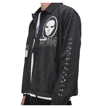 P.A.M. Waveform Mask Coach Jacket (Schwarz)
