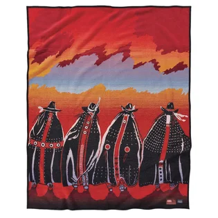 Pendleton Rodeo Sisters Blanket (Rot / Orange)