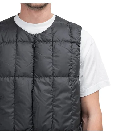 Snow Peak Recycled Middle Down Vest (Schwarz)
