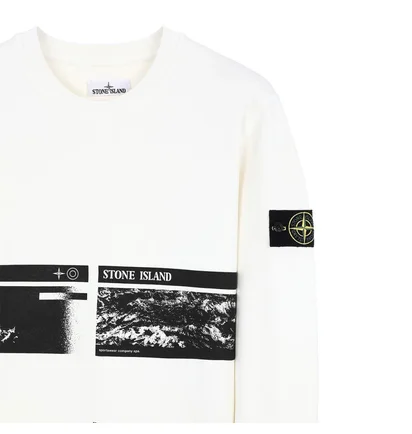 Stone Island Drone Three Sweatshirt (Weiß)