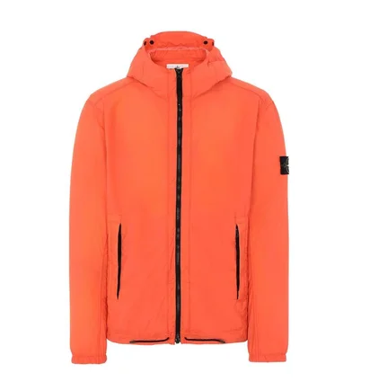 Stone Island Skin Touch Nylon-TC Packable Jacket (Orange)
