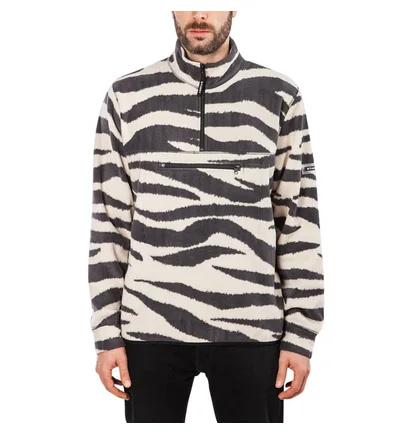 Stüssy Polar Fleece Mock Neck (Zebra)