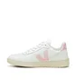 VEJA Pack WMNS V-10 Leather Extra White Petale (Weiß / Pink)