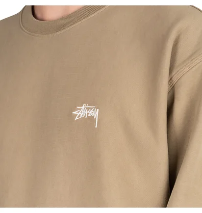 Stüssy Stock Logo Crew (Khaki)
