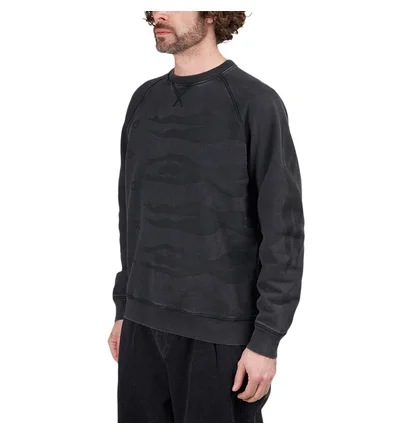 by Parra Swimming With Pets Crew Neck Sweatshirt (Grau)