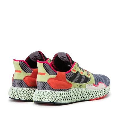adidas ZX 4000 4D (Grau / Gelb / Rot)