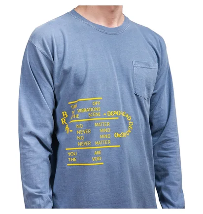 Brain Dead Ghost Longsleeve (Blau)
