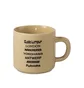Carhartt WIP Coffee Mug (Beige / Schwarz)