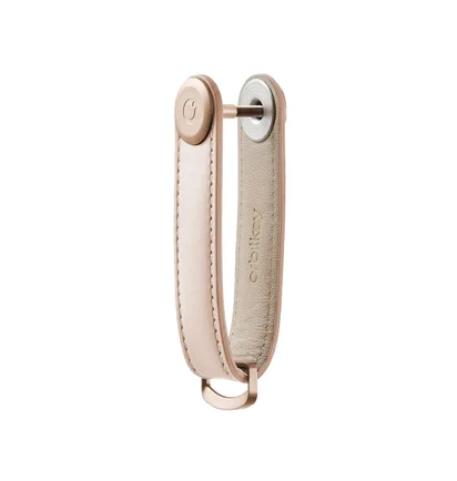 Orbitkey Leather Key Organiser (Rosé)