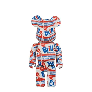 Medicom 100% + 400% Andy Warhol Brillo Be@rbrick Toy