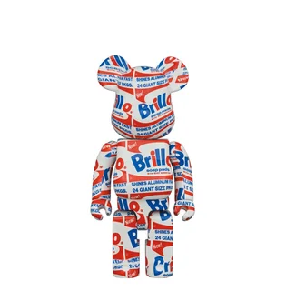 Medicom 100% + 400% Andy Warhol Brillo Be@rbrick Toy