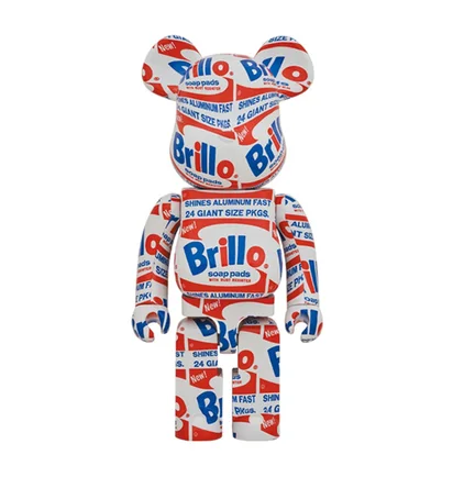 Medicom 1000% Andy Warhol Brillo Be@rbrick Toy