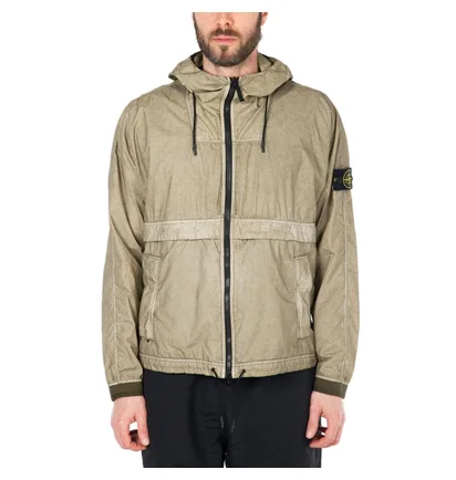 Stone Island Resin Popelin-TC Jacket (Militärgrün)