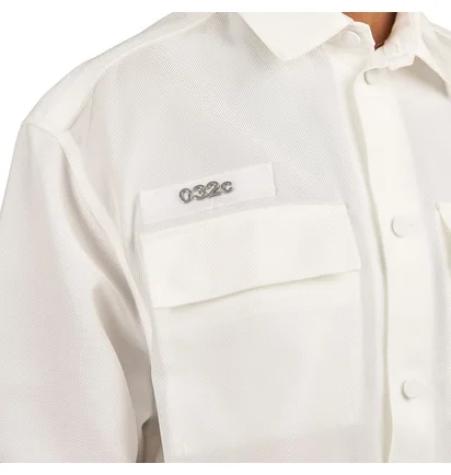 032c Summer Shirt Dress (Weiß)