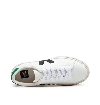 Veja WMNS Campo Chromefree Leather (Weiß / Schwarz / Grün)