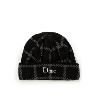 Dime Classic Plaid Beanie (Schwarz)