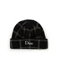 Dime Classic Plaid Beanie (Schwarz)