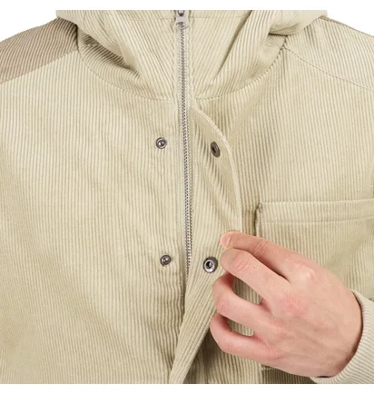 Dime Corduroy Hooded Jacket (Beige)