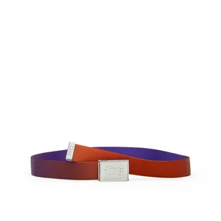 Dime Desert Leather Belt (Braun / Lila)