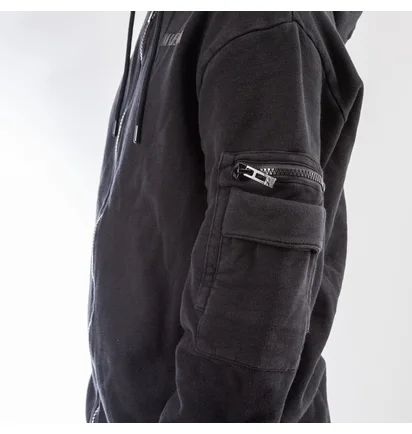 Han Kjobenhavn Zip Hoodie (Schwarz)
