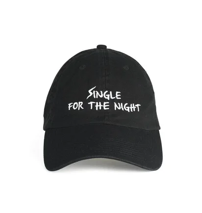 NASASEASONS Cap 'Single For The Night' (Schwarz / Weiß)