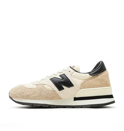 New Balance M990AD1 Made in USA (Beige / Schwarz)