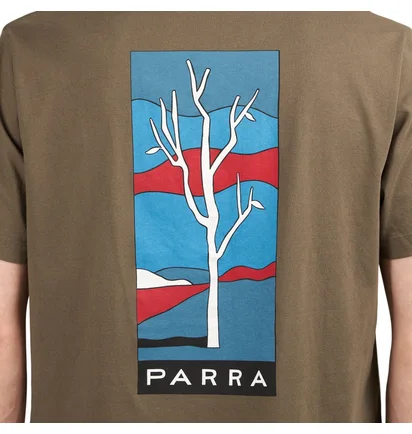 Parra Dead Tree T-Shirt (Oliv)