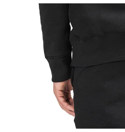 Raised By Wolves Brutalist Hoodie (Schwarz)