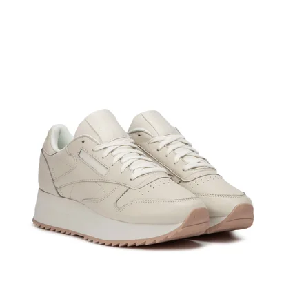 Reebok Classic Leather Double W (Weiß / Weiß)