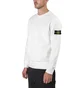 Stone Island Fleece Sweat Shirt (Weiß)