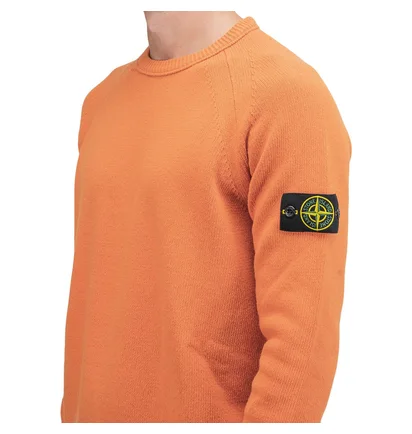 Stone Island Knitted Pullover (Orange)
