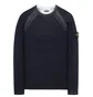 Stone Island Reversible Knit Pullover (Navy)