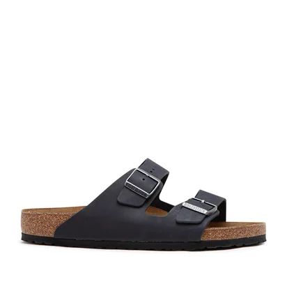 Birkenstock Arizona Leather Oiled (Schwarz)