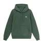 Stüssy Stock Logo Hood (Grün)