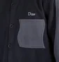 Dime Polar Fleece Button Up Shirt (Schwarz)