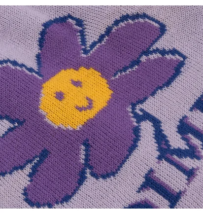 Dime Cute Flower Skull Cap Beanie (Flieder)