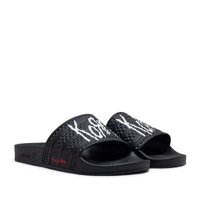 adidas x KORN Adilette (Schwarz)