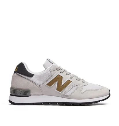New Balance M670 OWG 'Made in England' (Weiß / Gold / Schwarz)