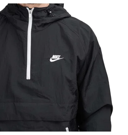 Nike Hooded Woven Anorak (Schwarz)