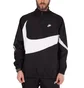 Nike NSW Swoosh Woven Halfzip Jacket (Schwarz / Weiß)